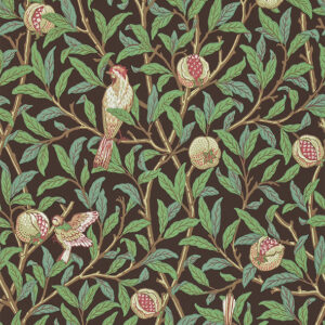 William Morris Bird&Pomegranate Charcoal/Sage