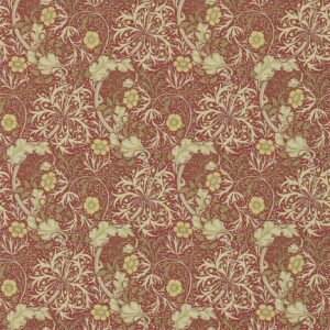 WM Morris Seaweed red/gold