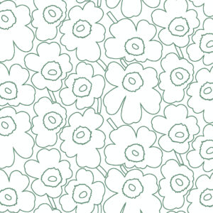 Marimekko tapetti - Piirto Unikko