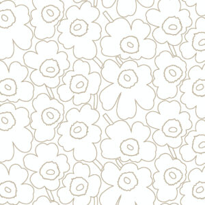 Marimekko tapetti - Piirto Unikko