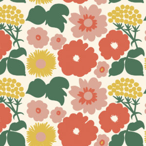 Marimekko tapetti - Kukkatori