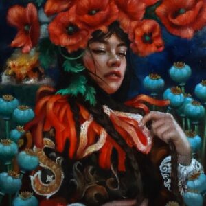 Midnight Poppyfield NW 175*270cm