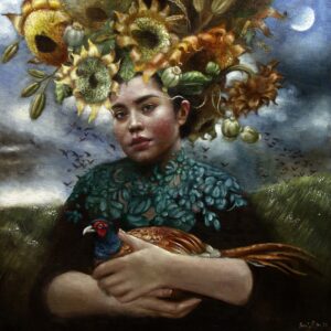 Moorland and Sunflowers NW 270*270cm