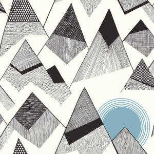 MissPrint Mountains tapetti