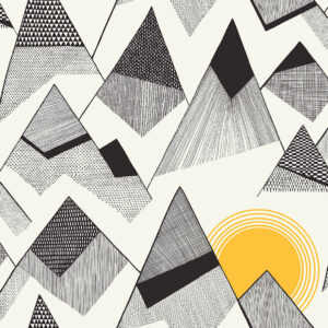 MissPrint Mountains tapetti