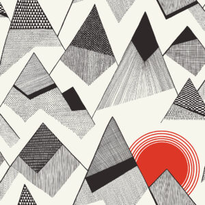 MissPrint Mountains tapetti