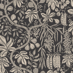 Le Village tapetti - Fig Garden charcoal